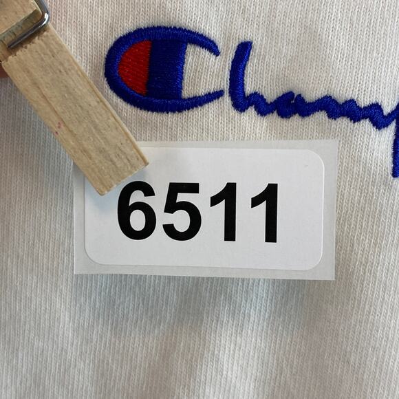 Champion Multicolor Oversized Tie-Dye Cotton Cropped Hoodie Sweatshirt Size XL - Picture 11 of 11